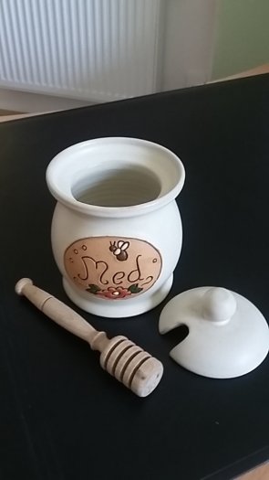 Keramické nádobky na med - 2