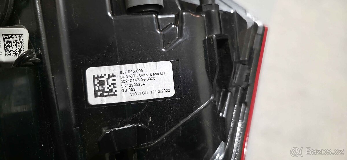 Levé zadní světlo Škoda Scala-Prodáno - 2