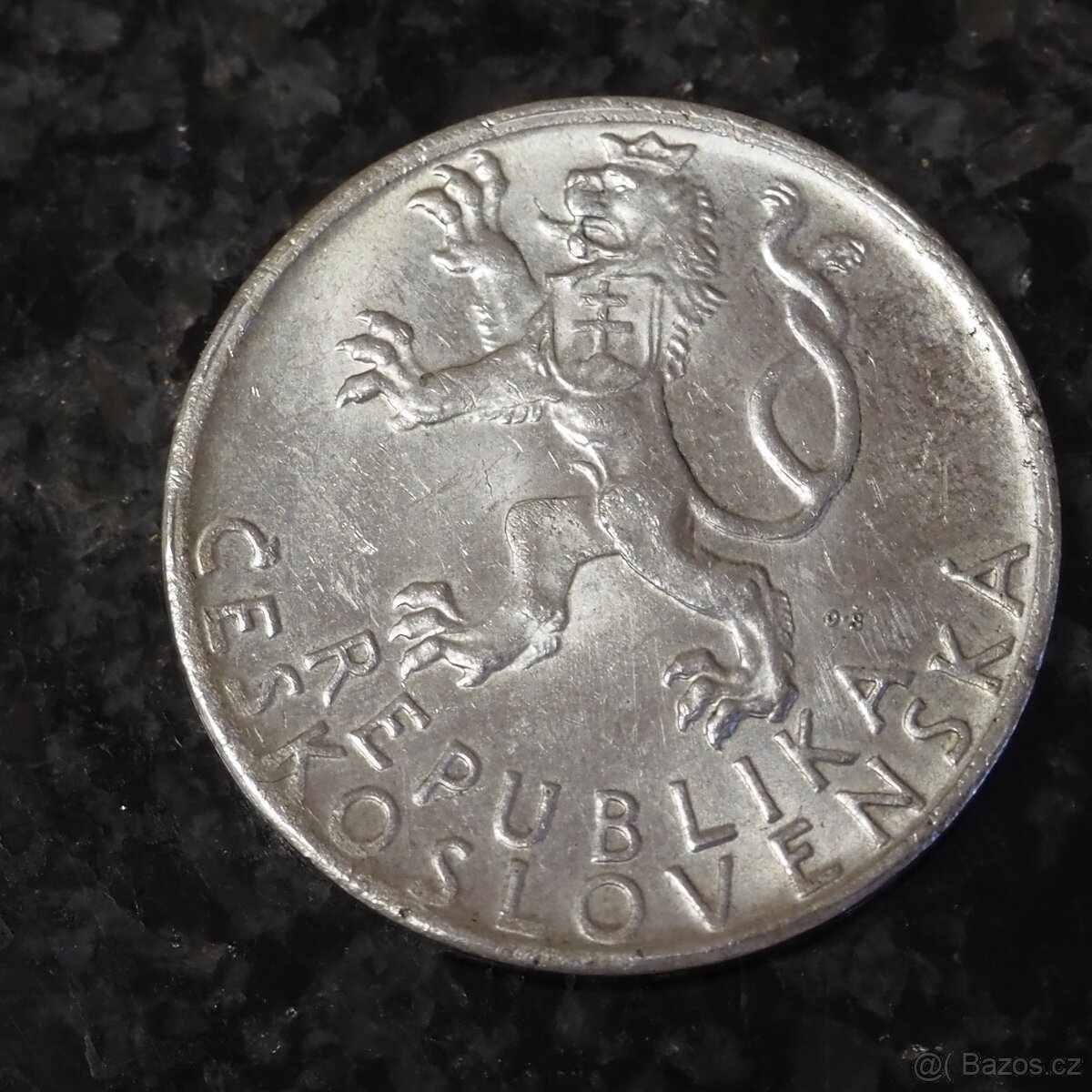 Stříbrná pamětní mince 50 Kč 3. výročí SNP 1947 - 2