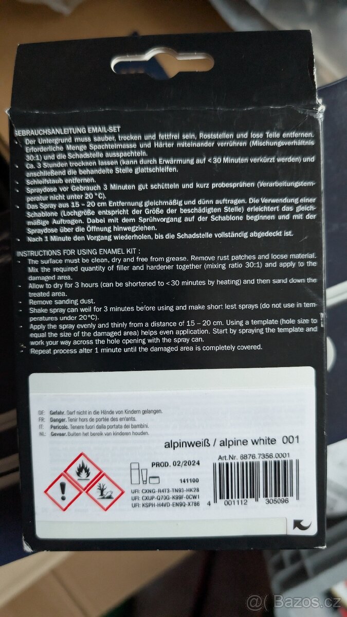 Opravná sada na vanu KALDEWEI 687673560001 - 2