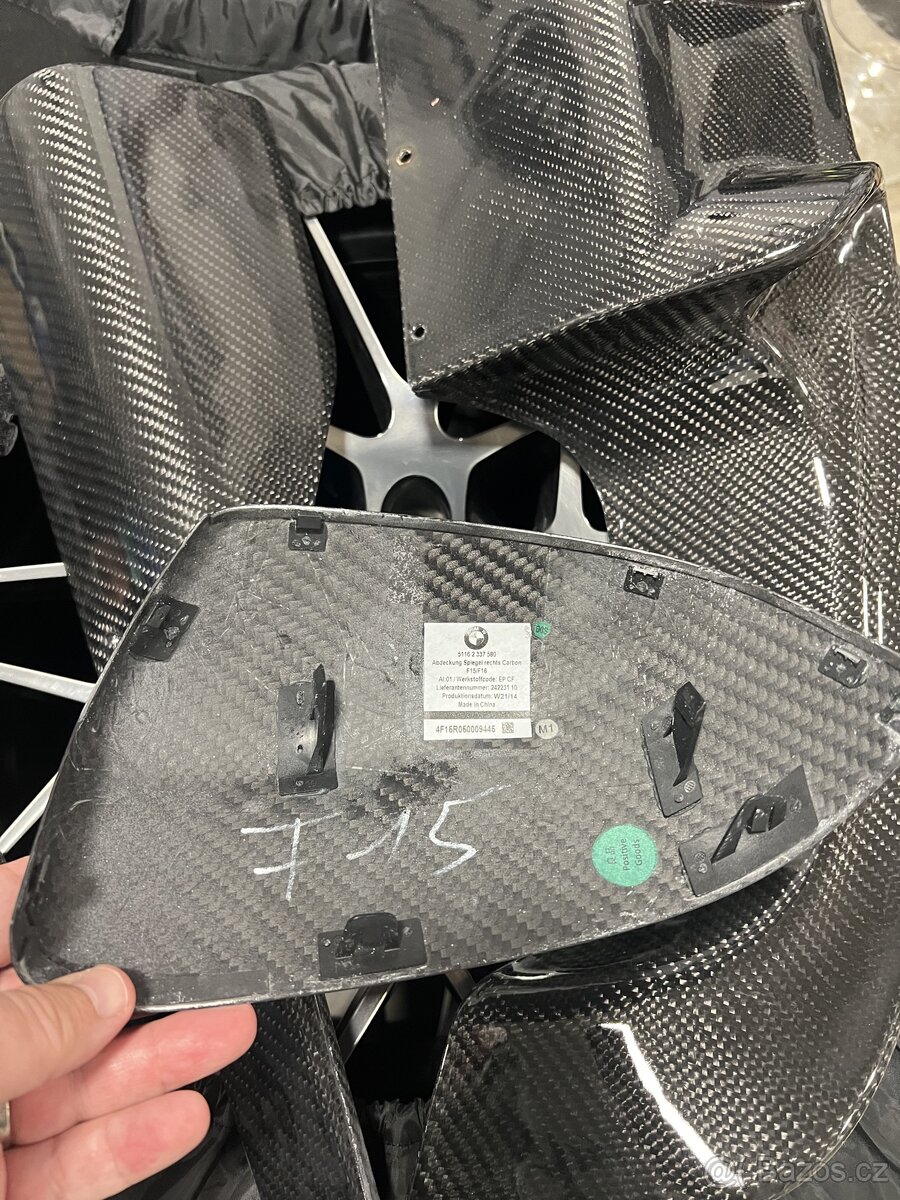Bmw x5 x6 originál carbon krytka zrcátka - 2