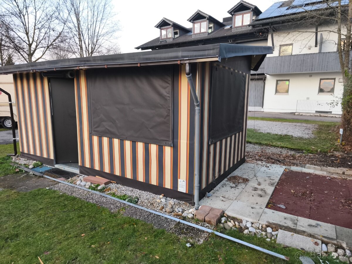 Pevný altan ke karavanu 2.2x4m rozebrany - 2