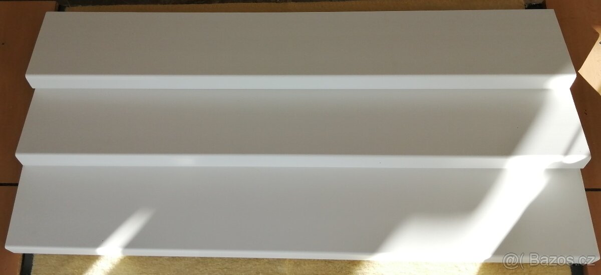 Plastové parapety - bílé - 2