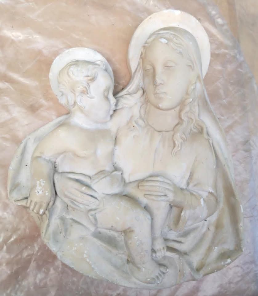 Sádrový odlitek Madonny s dítětem - 2