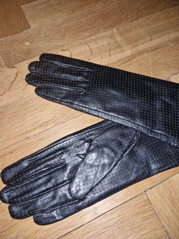 Kožené rukavice dlouhé - 2