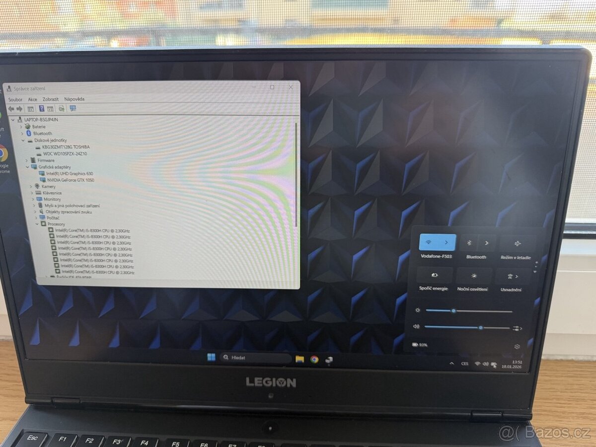 Prodám herní notebook Lenovo Legion Y530-15ICH - 2
