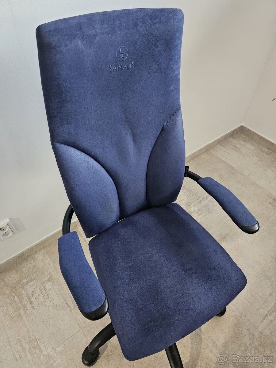 Zdravotní židle Spinalis Navigator - modrá - 2