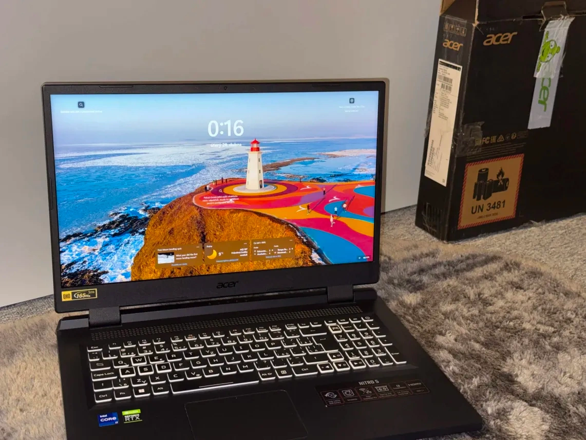 Herní notebook Acer Nitro 5 RTX 3070 Ti - 2