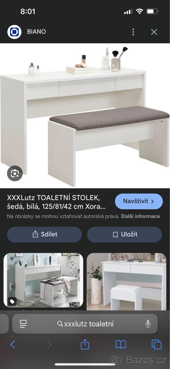 Toaletní stolek - 2