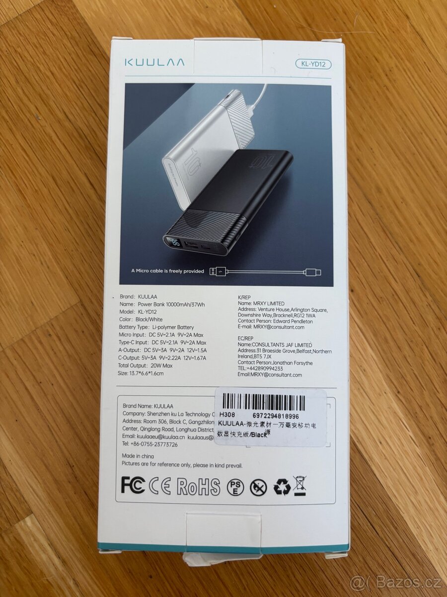Powerbanka Kuulaa 10000 mAh - 2