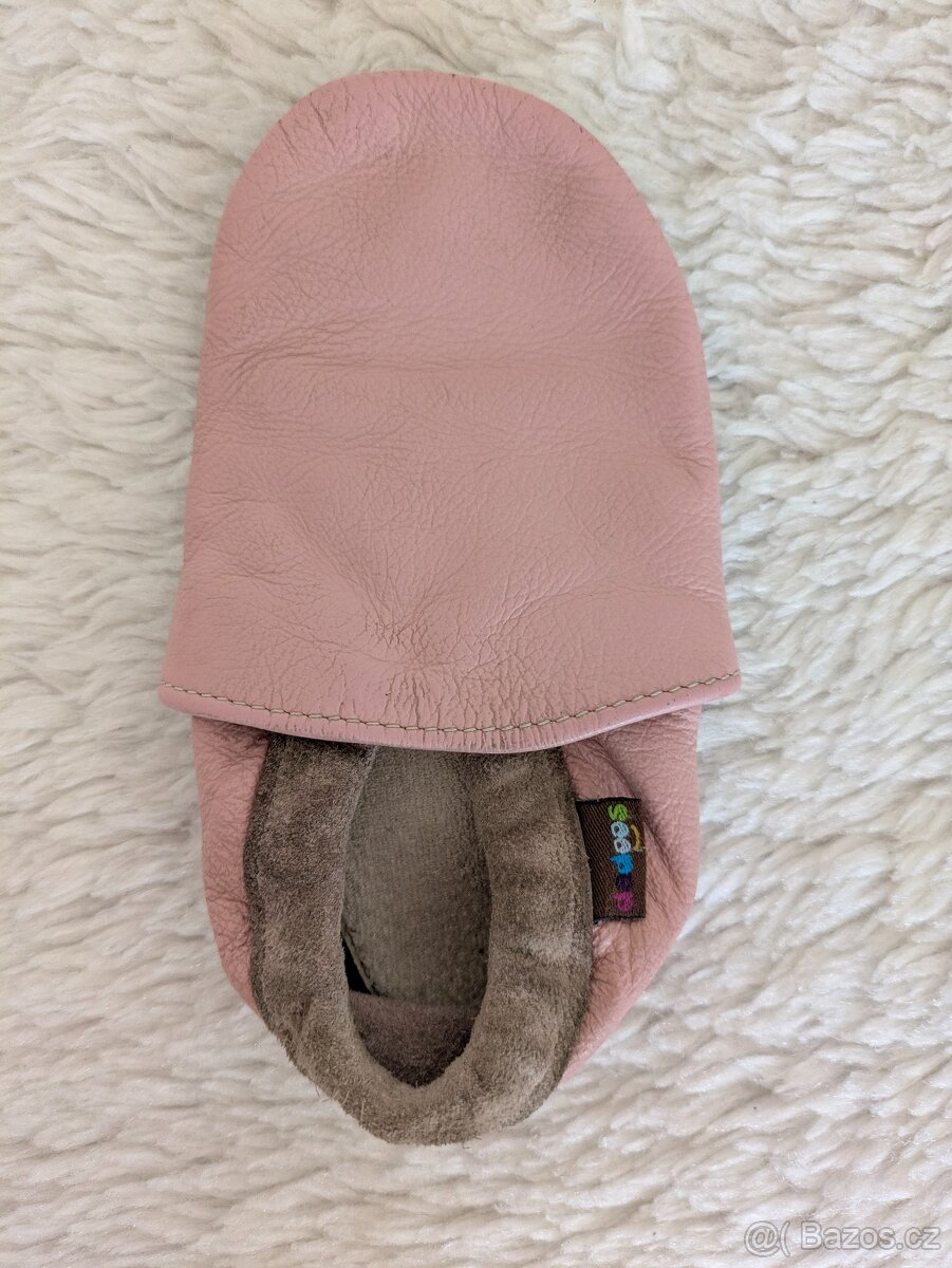 Handmade Barefoot kožené capáčky - 2