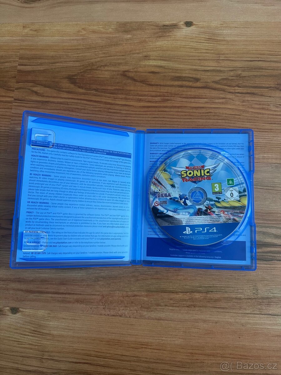 Ps4 hra sonic racing - 2