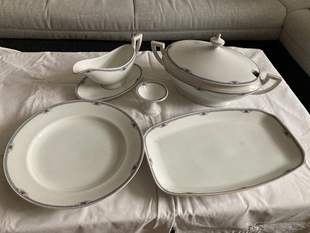 různý starožitný porcelán I. republika - 2