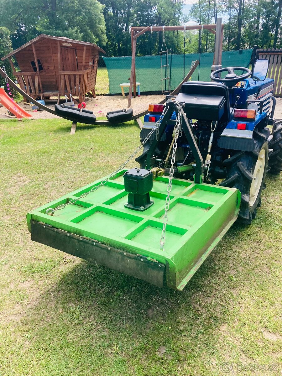 Mulčovač 1metr šíře za malotraktor, sekačka, kardan - 2