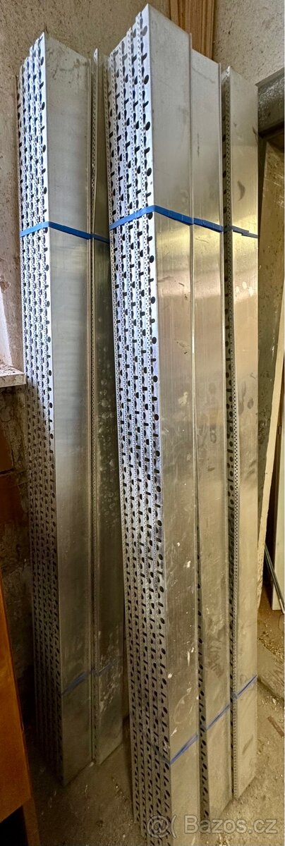 Zakládací hliníkové lišty na polystyren 100 mm - 2