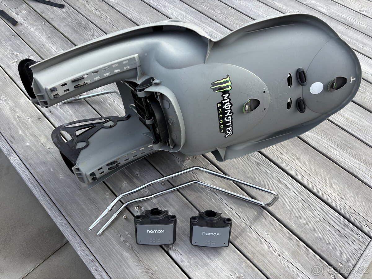 Dětská sedačka Hamax 2x adaptér + extra tyč pro nízký rám - 2