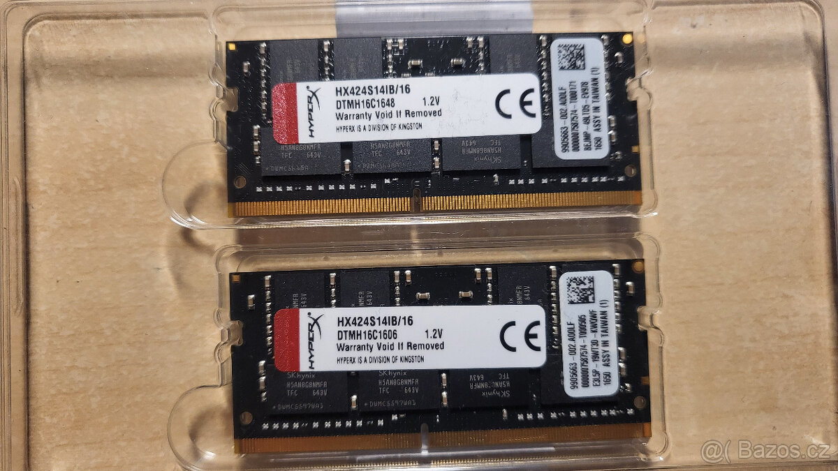 Paměťi DDR4 SO-DIMM 32GB (2x16GB) 2400MHz - 2