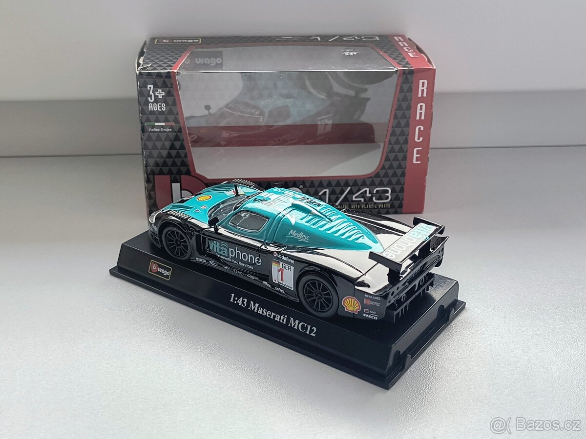 Model Maserati MC12, Bburago 1:43 - 2