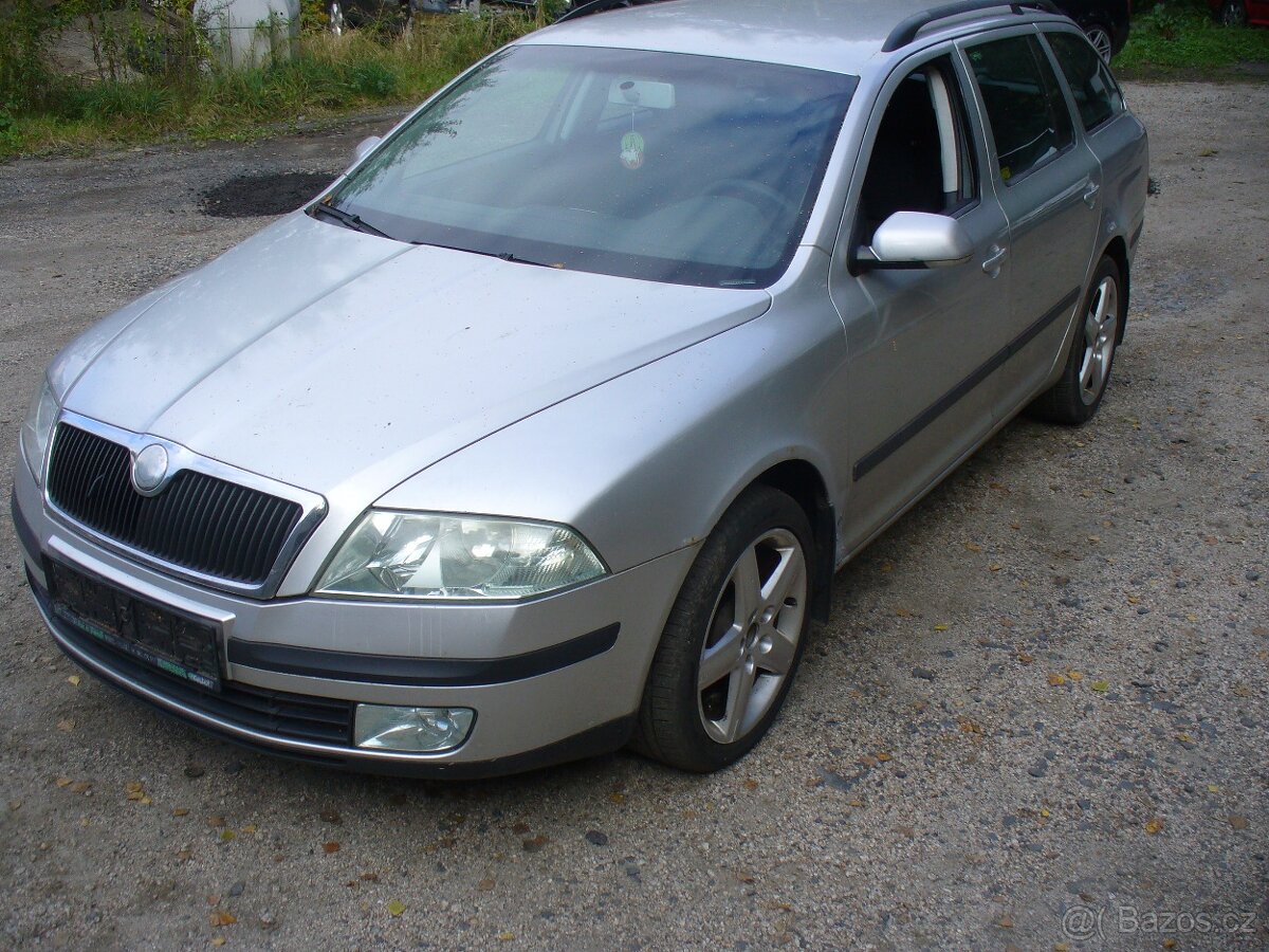 Škoda Octavia II kombi 1.9 TDI 77kw BXE náhradní díly - 2