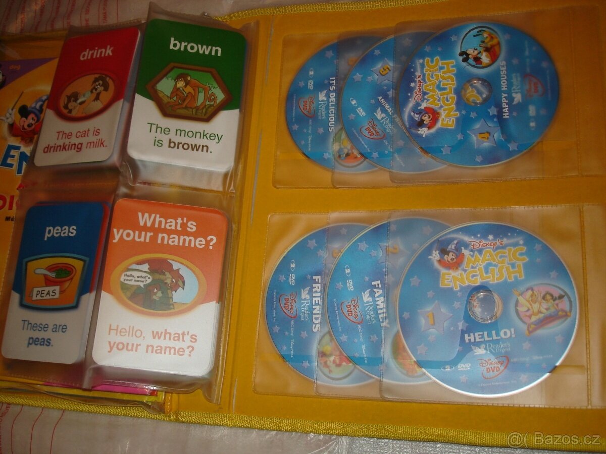 Dětská angličtina MAGIC ENGLISH, leporela, RC model, aktovka - 2