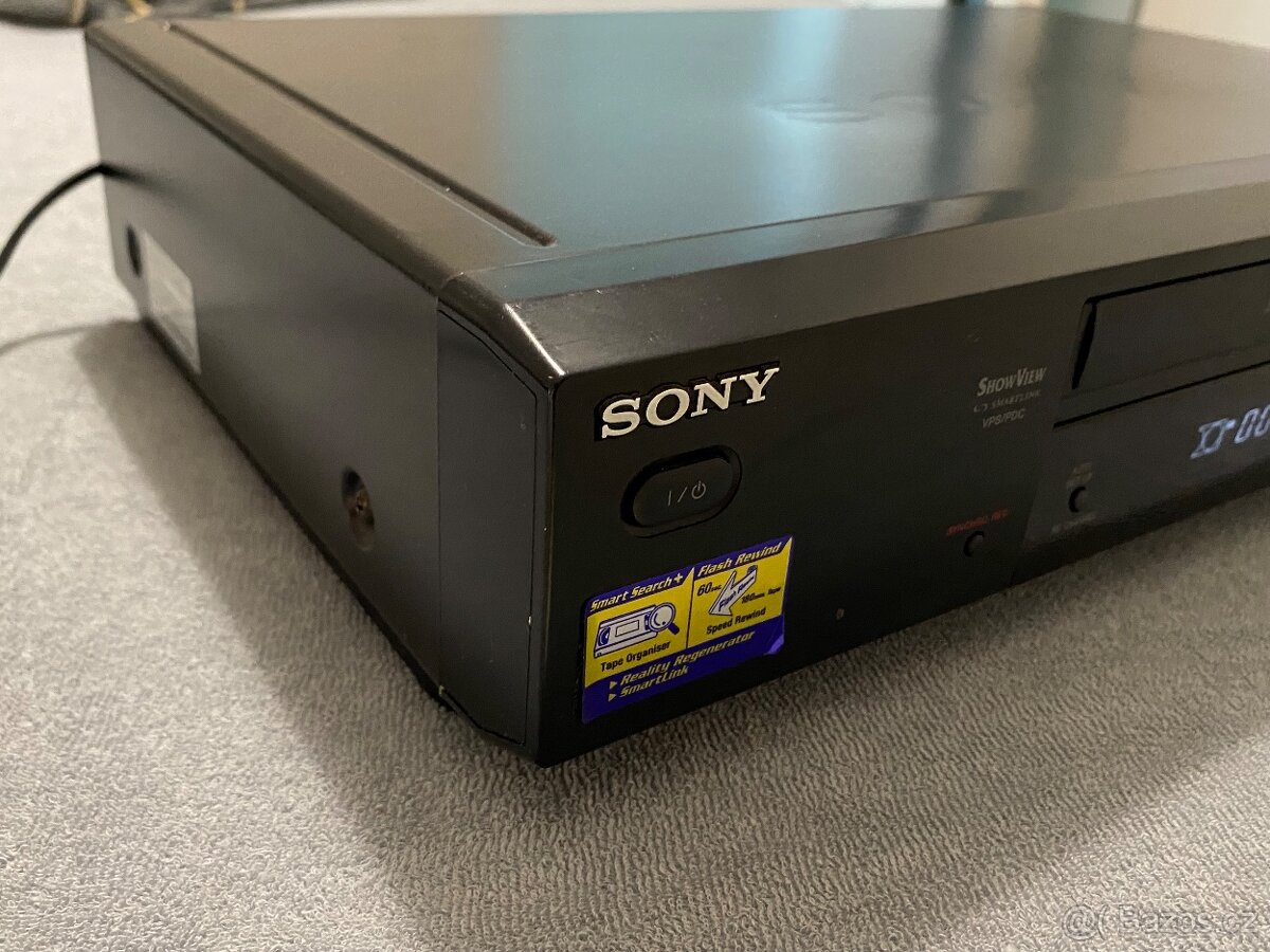 VHS video Sony, HIFI stero, 6 hlav, ovladač - 2