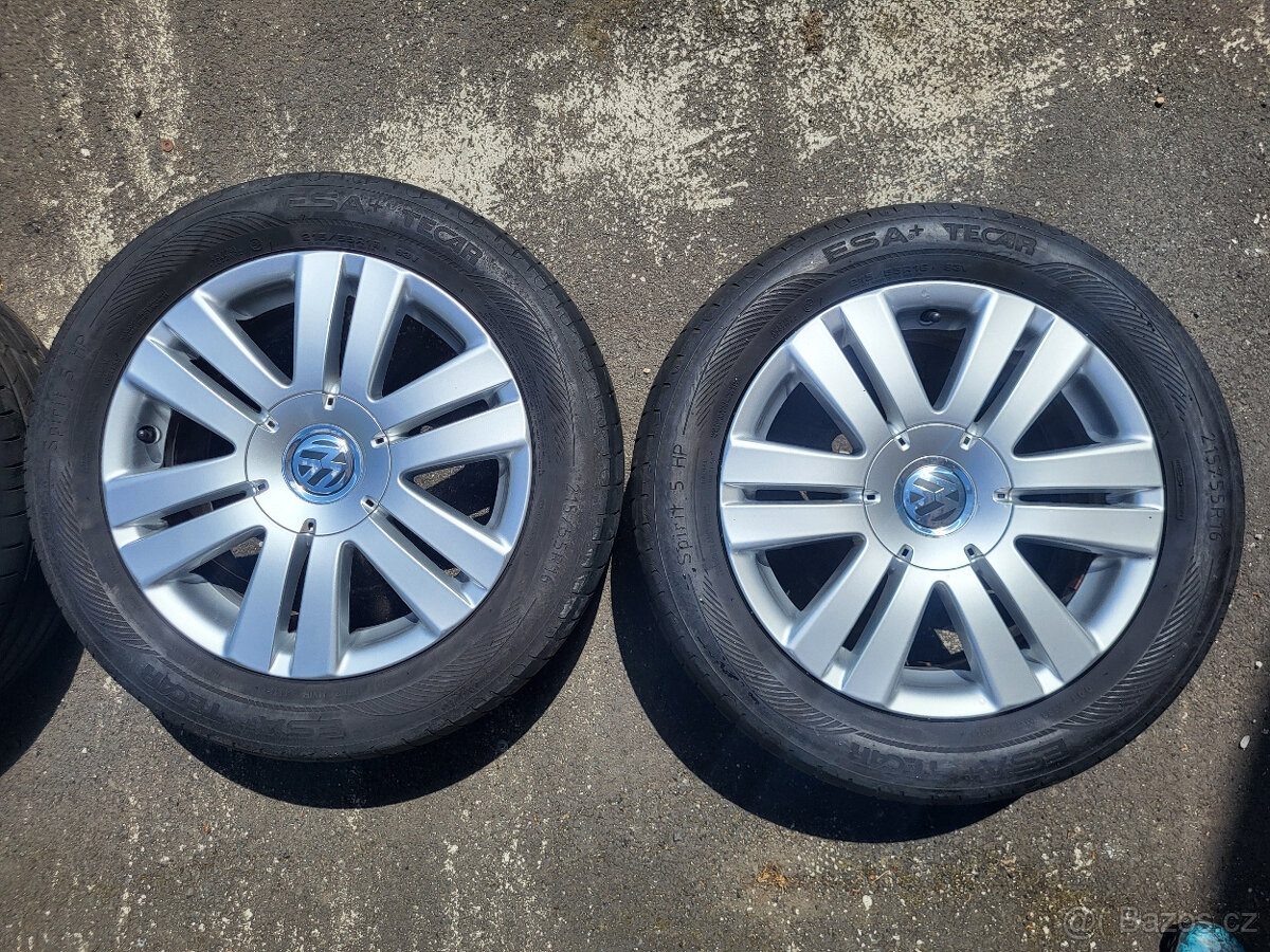 Sada Alu kol R16 VW Passat, Eos, Golf, Touran, Caddy 5x112 - 2
