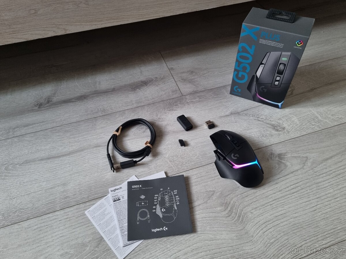 Herní myš Logitech G502 X Plus Lightsync Black RGB - 2