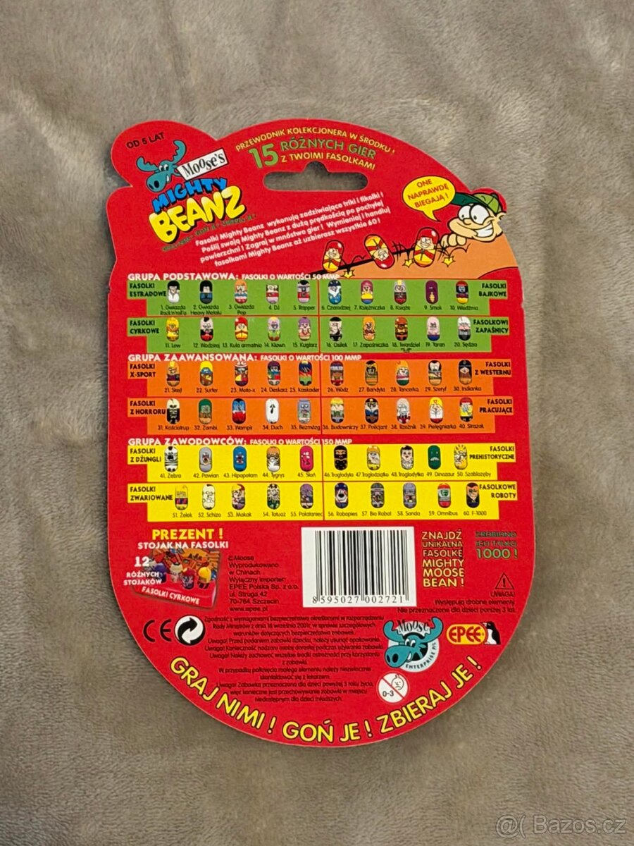 Mighty Beanz Fazulky rok 2004 sealed - 2