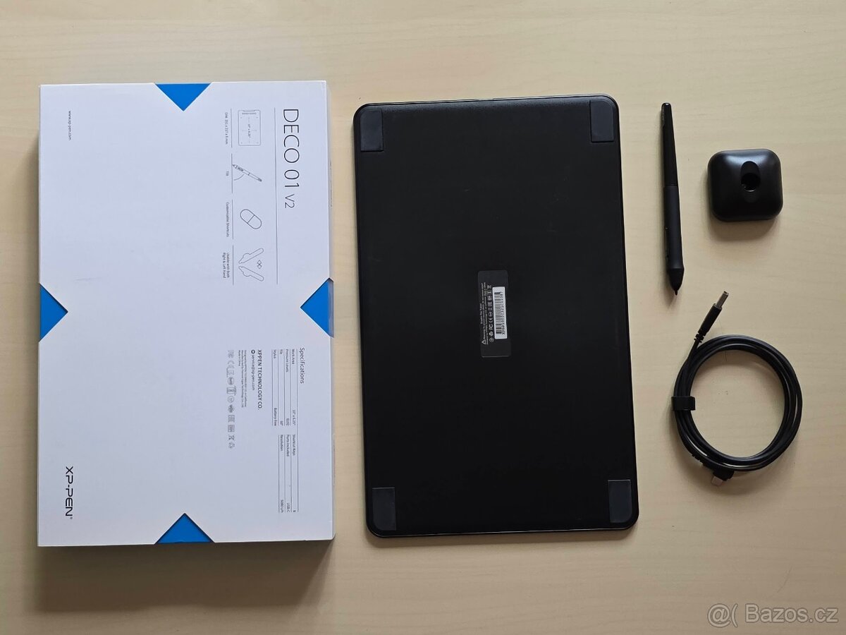 Grafický tablet XPPen Deco 01 v2 (TOP stav, Nevyužitý) - 2