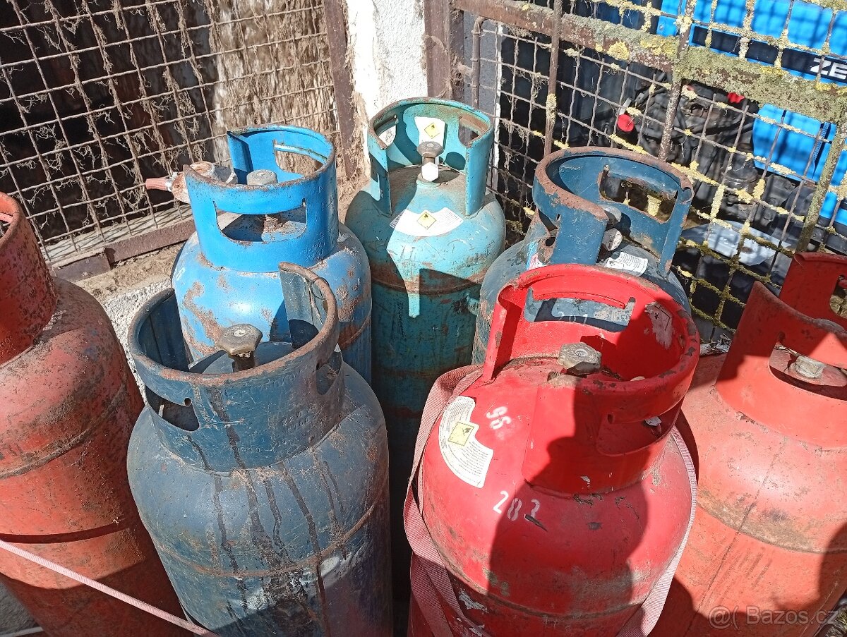 Propanbutanové lahve 33kg - 2