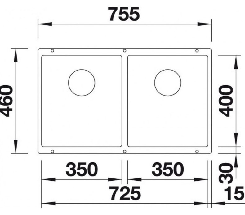 Dřez Blanco granitový - nový (523577) - 2