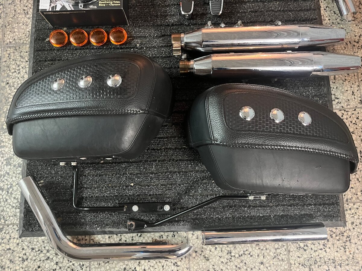 Harley Davidson Deluxe, štít, plexi, original - 2