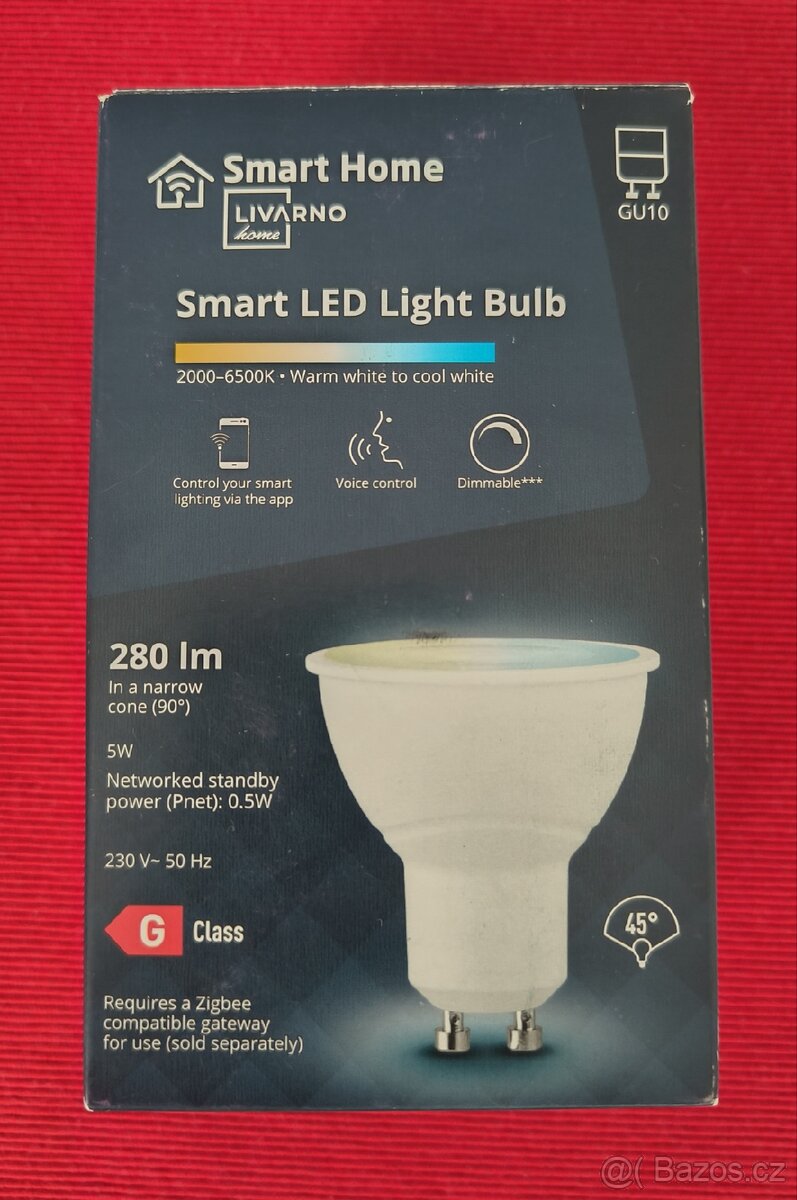 3x Chytrá Zigbee žárovka Livarno Home GU10 (Lidl) - 2