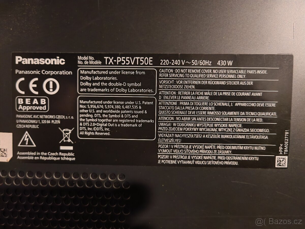 NEO Plasma Panasonic TX-P55VT50E - 2