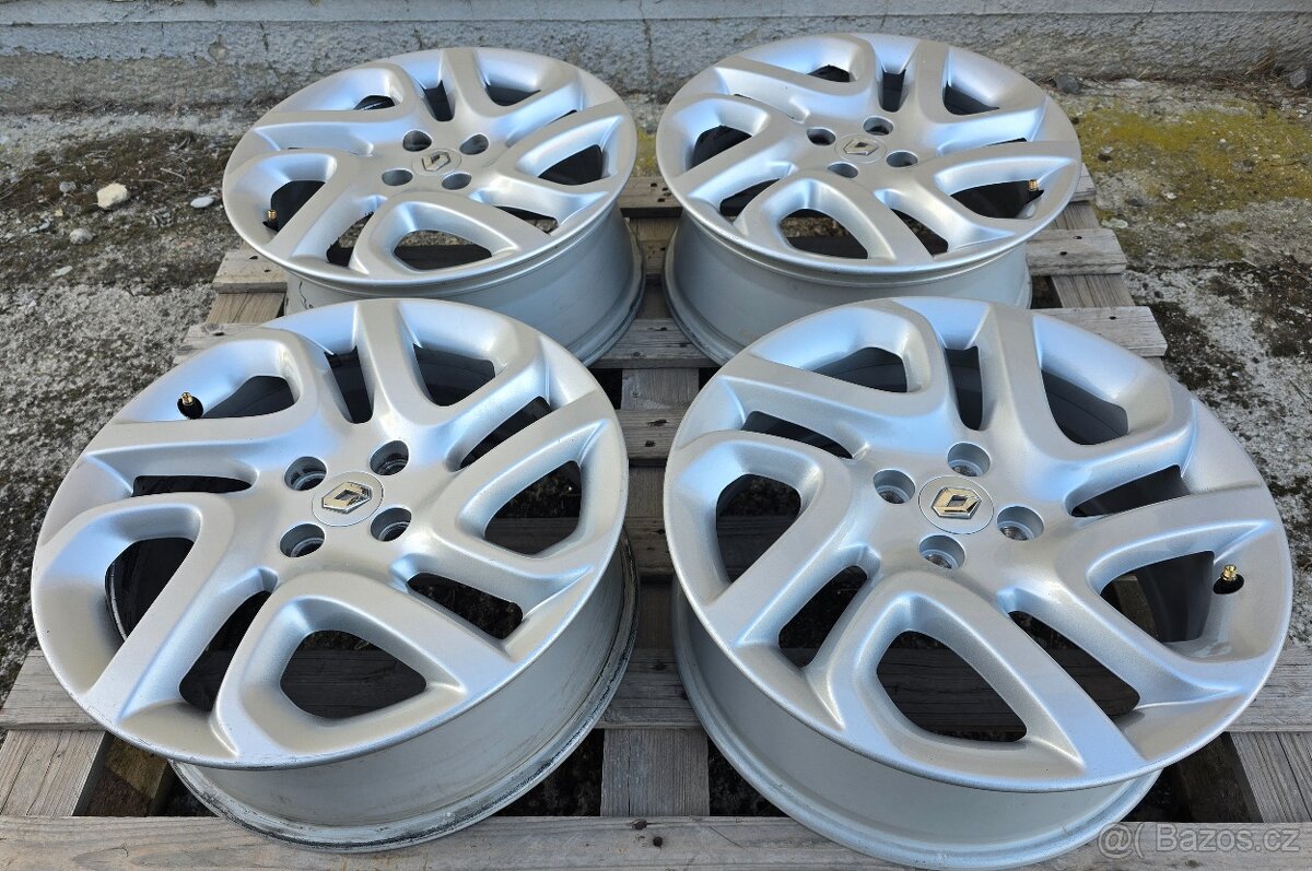 ORIGINÁL RENAULT HLINÍKOVÉ DISKY 4x100 R17 - 2