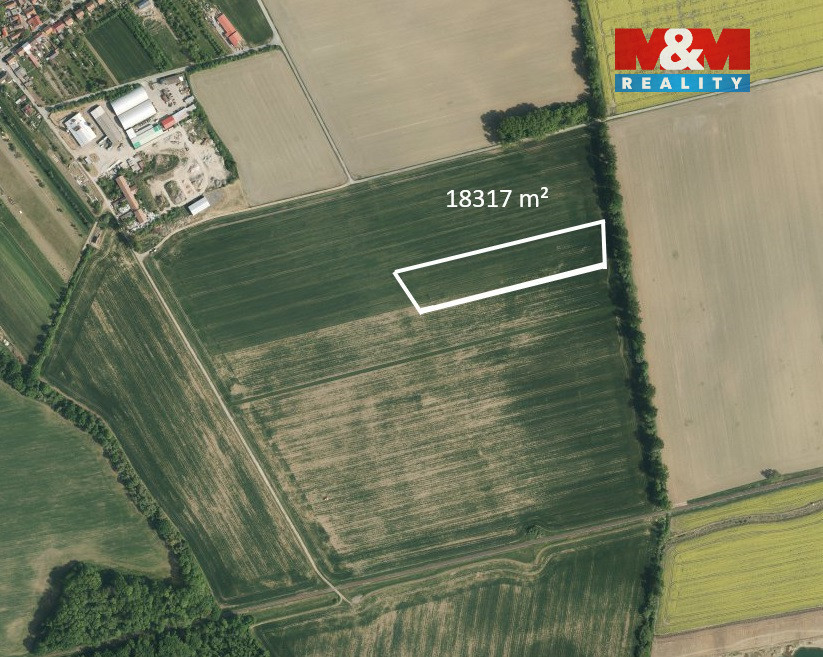 Prodej pole, 18317 m², Bílany - 2