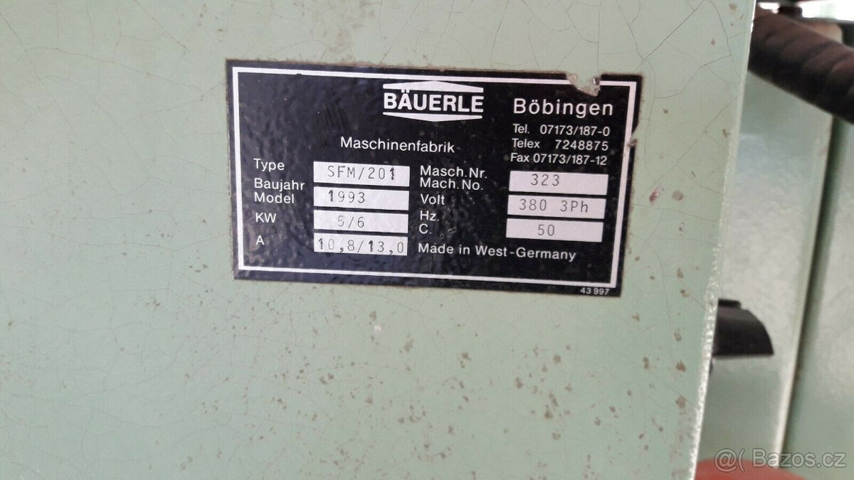 Použitá stolní frézka Bäuerle SFM 201 - 2