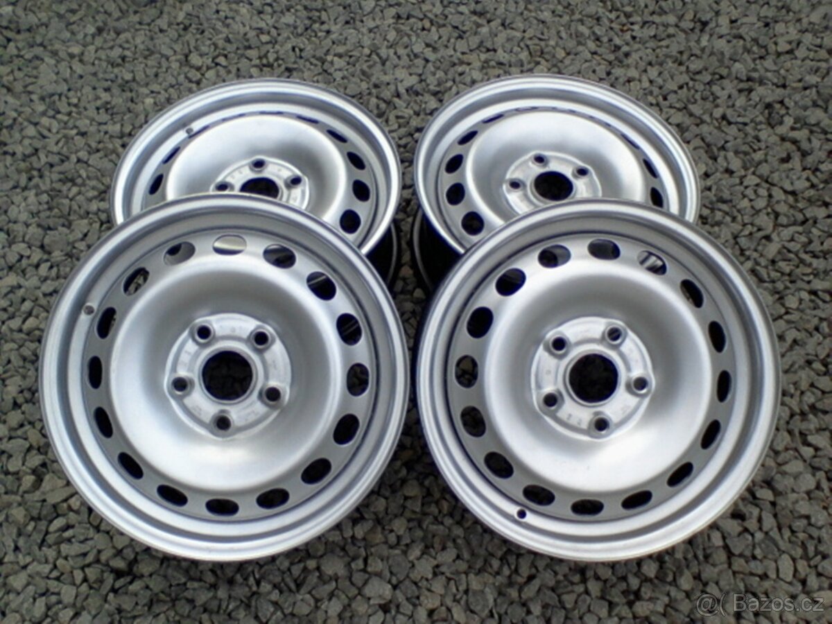 15 plechové disky VW Caddy,Touran,Golf V,VI,Plus,Octavia II - 2