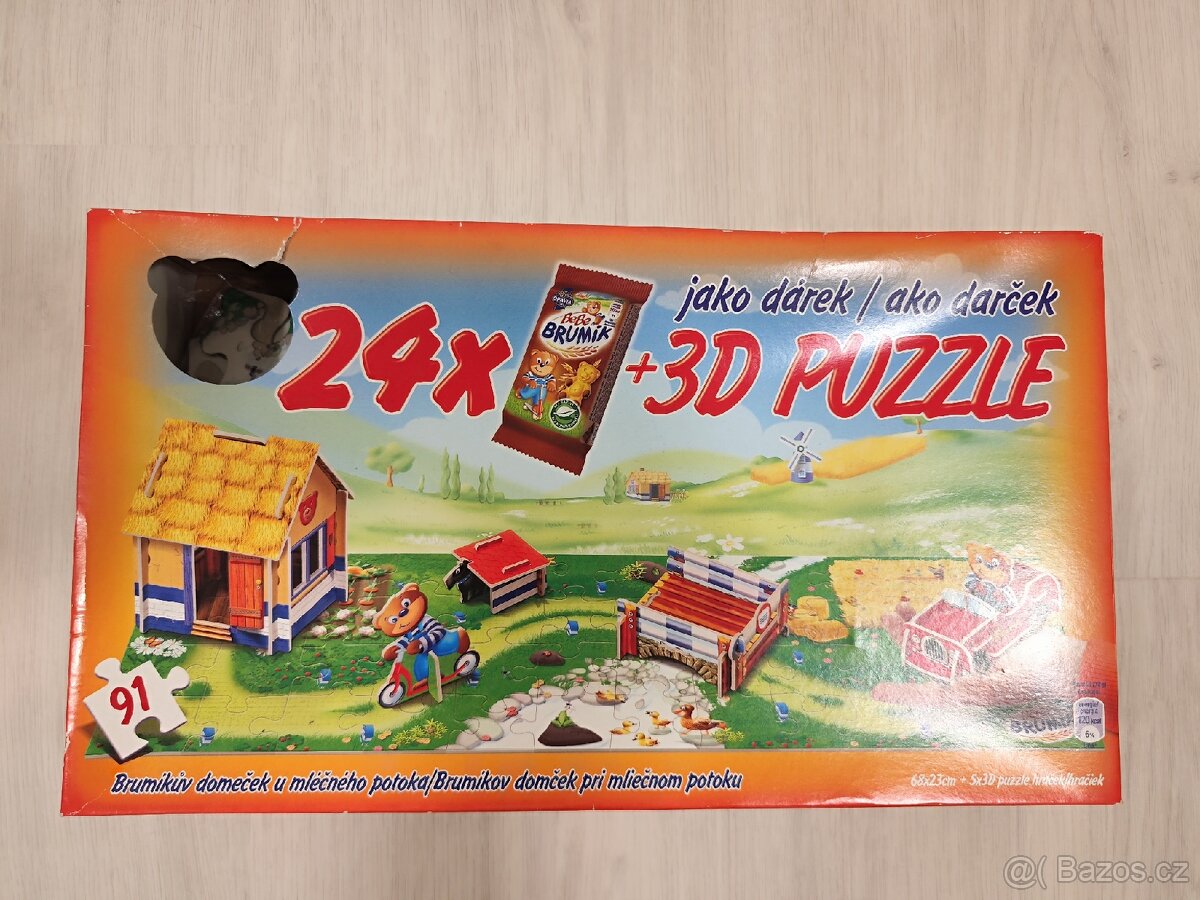 3D PUZZLE Brumík - 2