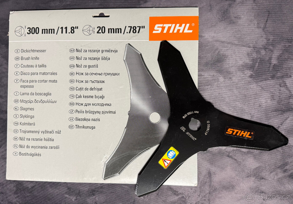 Nový STIHL trojcípy vyžínací nôž z ocele - 2