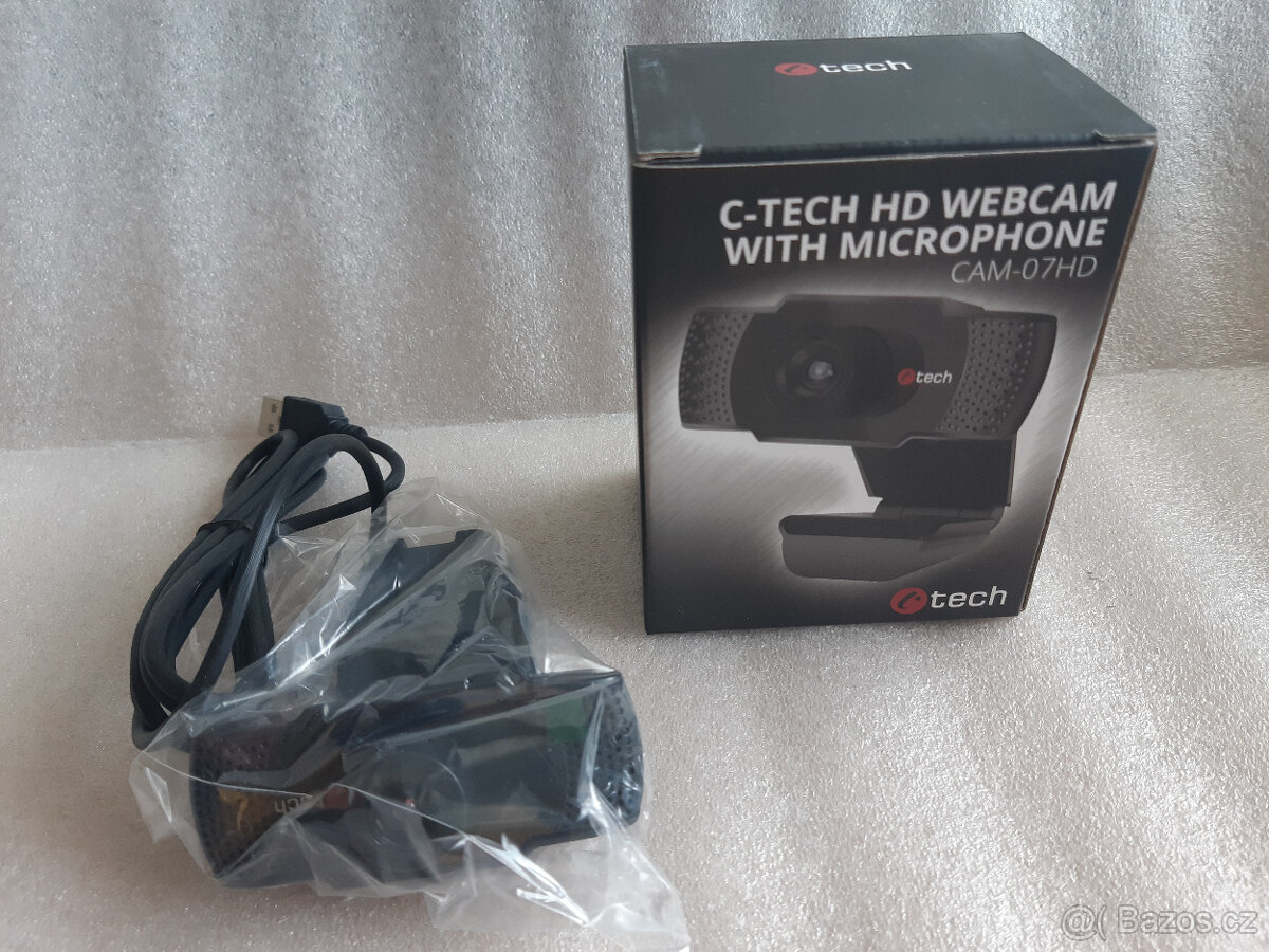 SLEVA - Webkamera C-Tech CAM-07HD - nerozbalená - 2