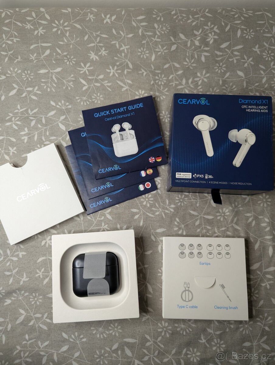 sluchátka Cearvol Diamond X1 (Black), nové,rozbalené - 2