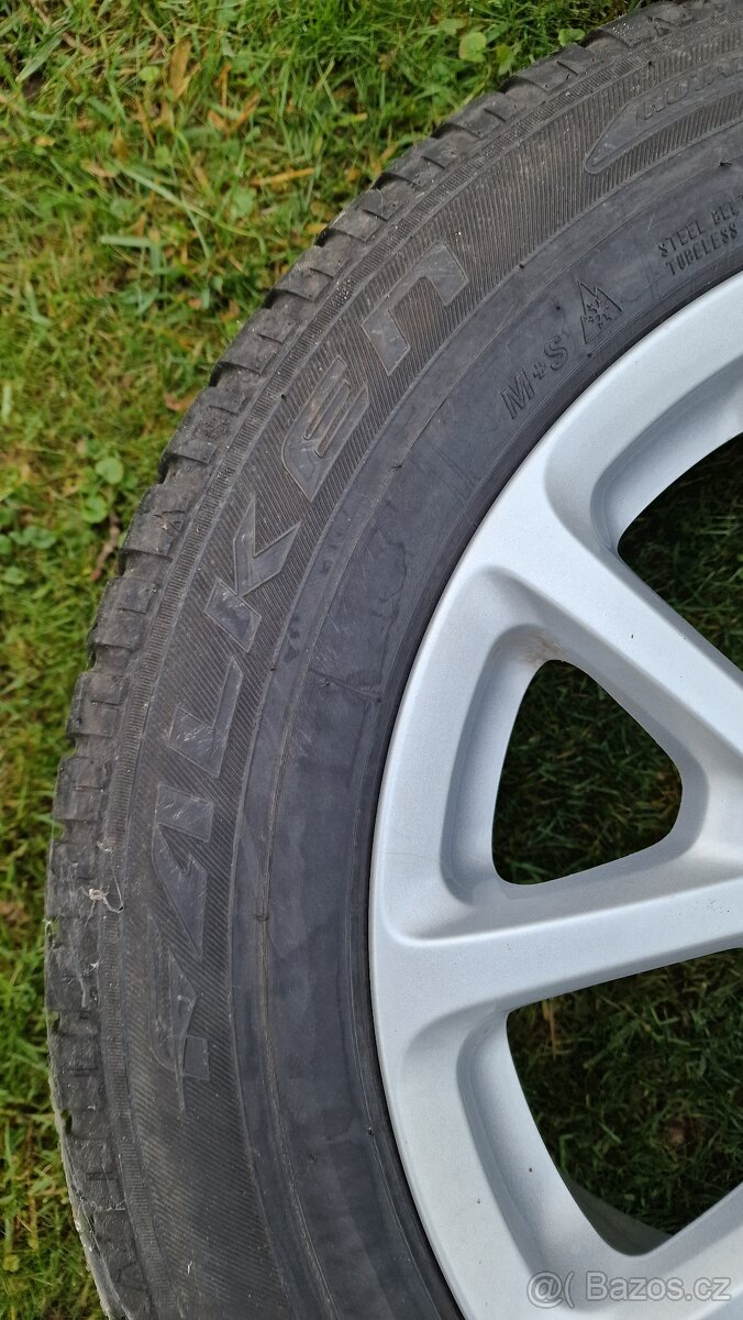 Alu kola originál Jeep Renegade zimní pneu 215/60 r17 - 2