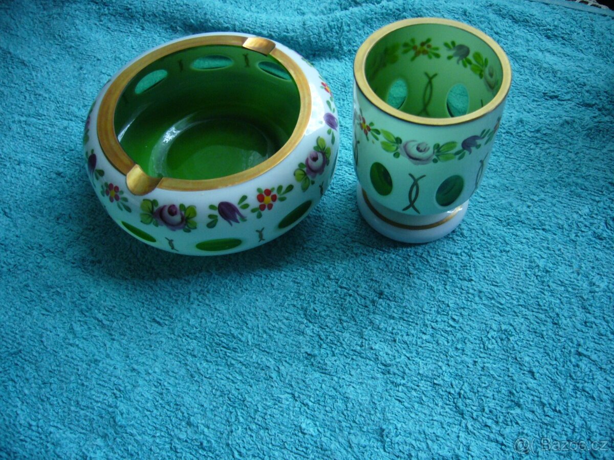 KUŘÁCKÁ SOUPRAVA PŘEJÍMANÉ SKLO - 2