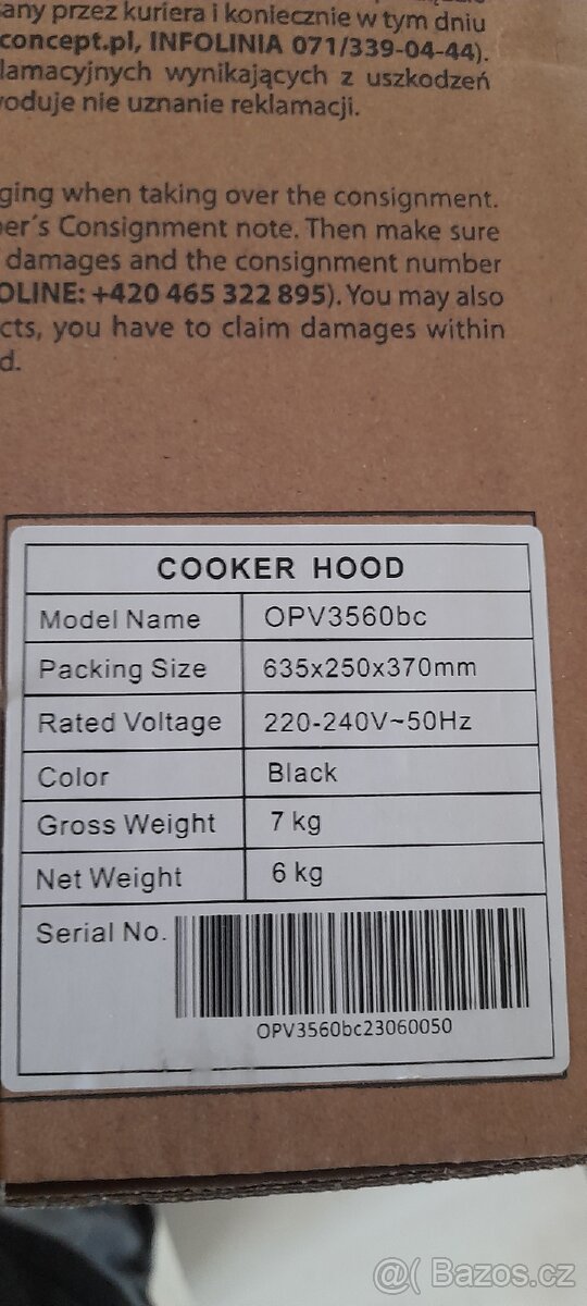 Výsuvný odsavač par Concept OPV3560bc - 2