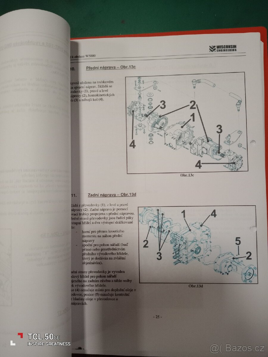 Wisconsin Yucon (MT 8-150). Návod k obsluze. - 2