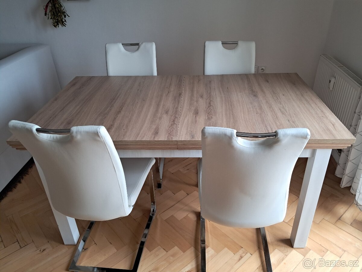 jídelní stůl + 4 židle - 2