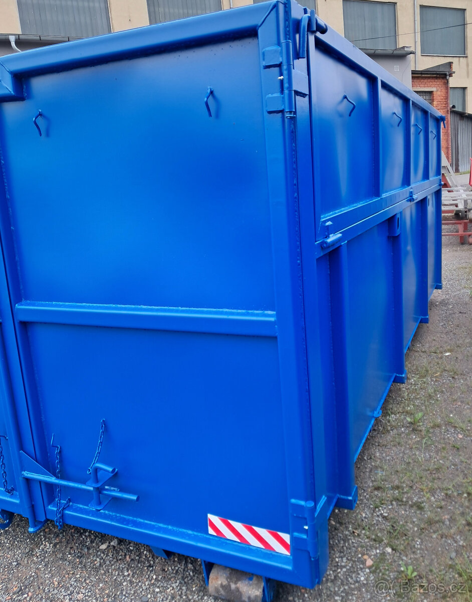 velkoobjemový kont.-3,8x2,1x1,65 skl.bočnice- ihned k odběru - 2