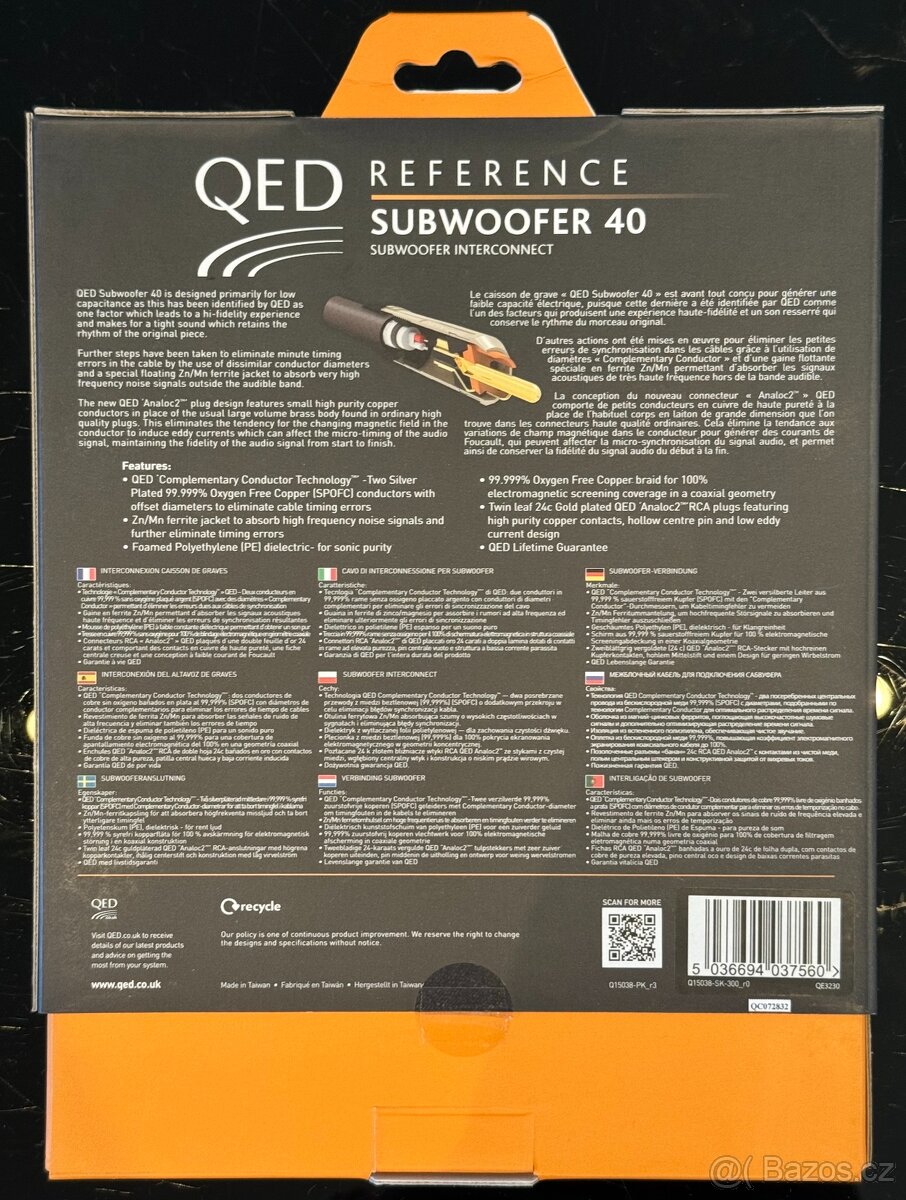 QED Reference Subwoofer 40 3m - 2