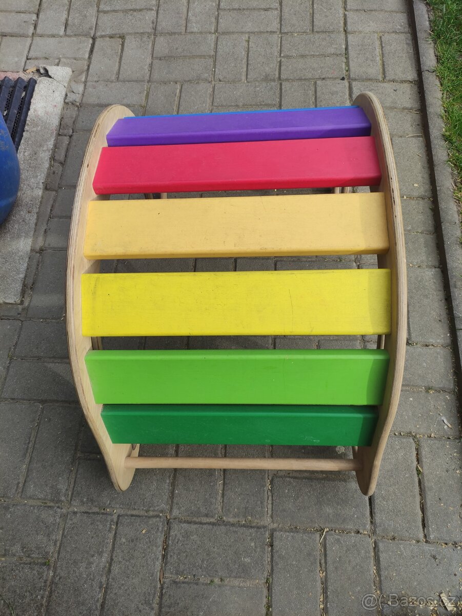 HINTA dětská houpačka duhová - 2